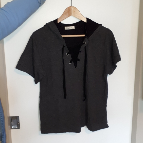 lace up hoodie - Picture 1 of 1